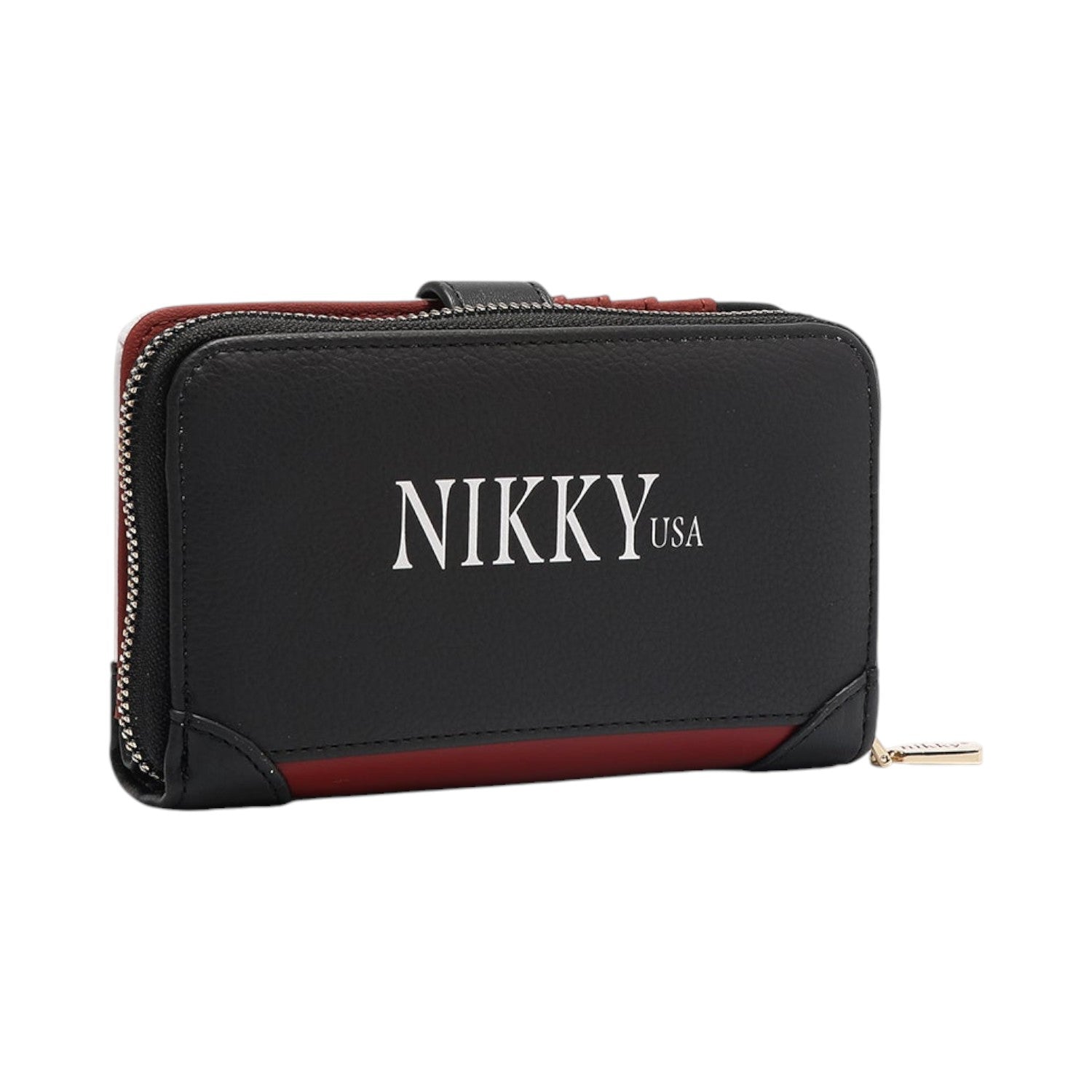 Billetero largo con broche Nikky Trio - KimondoShop