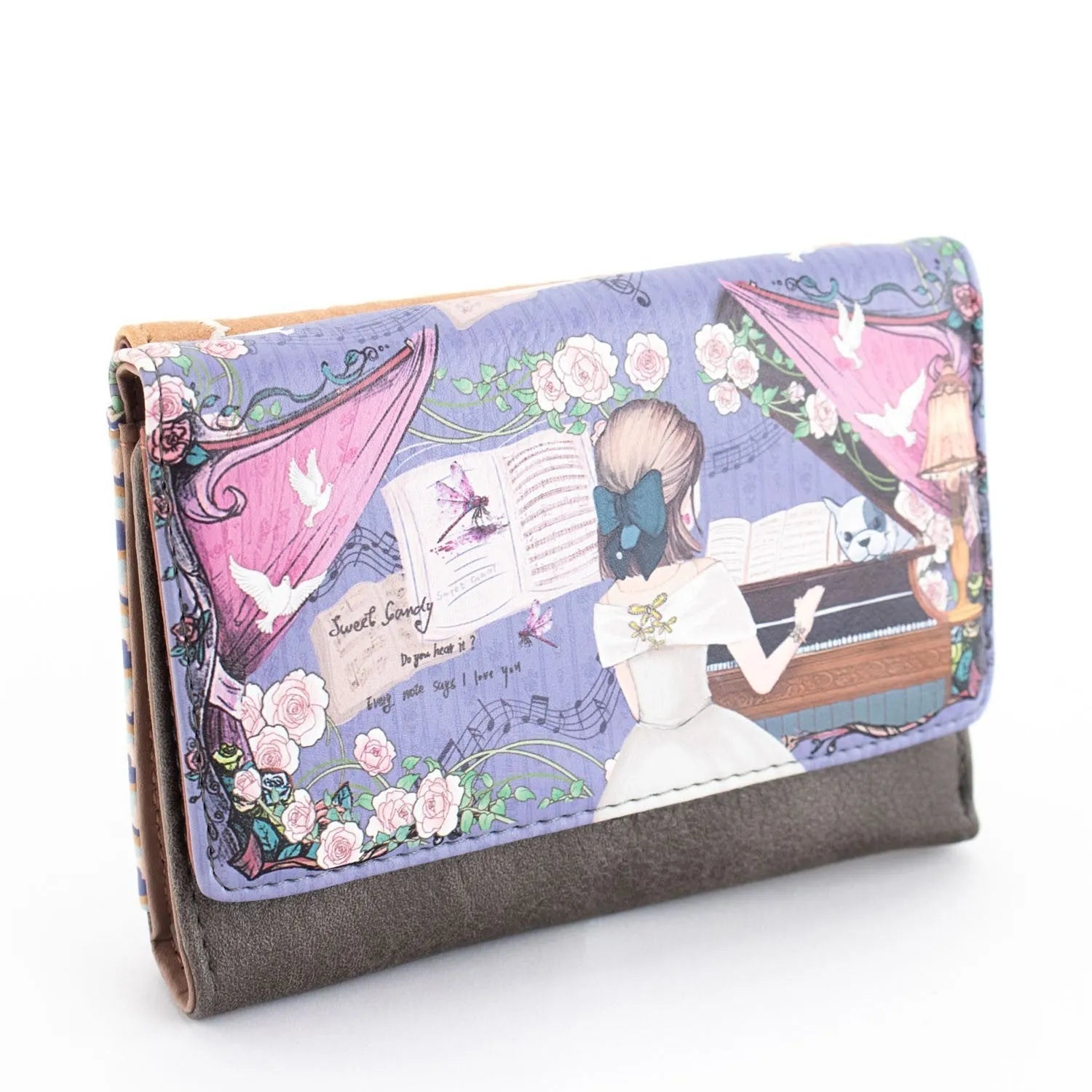 Billetero mediano con solapa Sweet Candy - KimondoShop