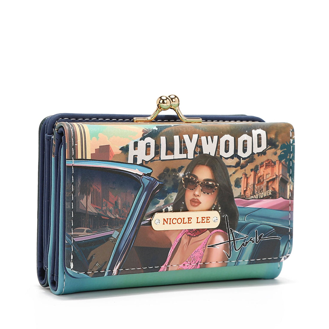 Billetero pequeño con boquilla Nicole Lee Hollywood Drive - KimondoShop