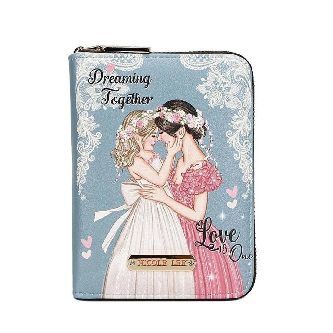 Billetero pequeño con cremallera Nicole Lee Dreaming Together - KimondoShop