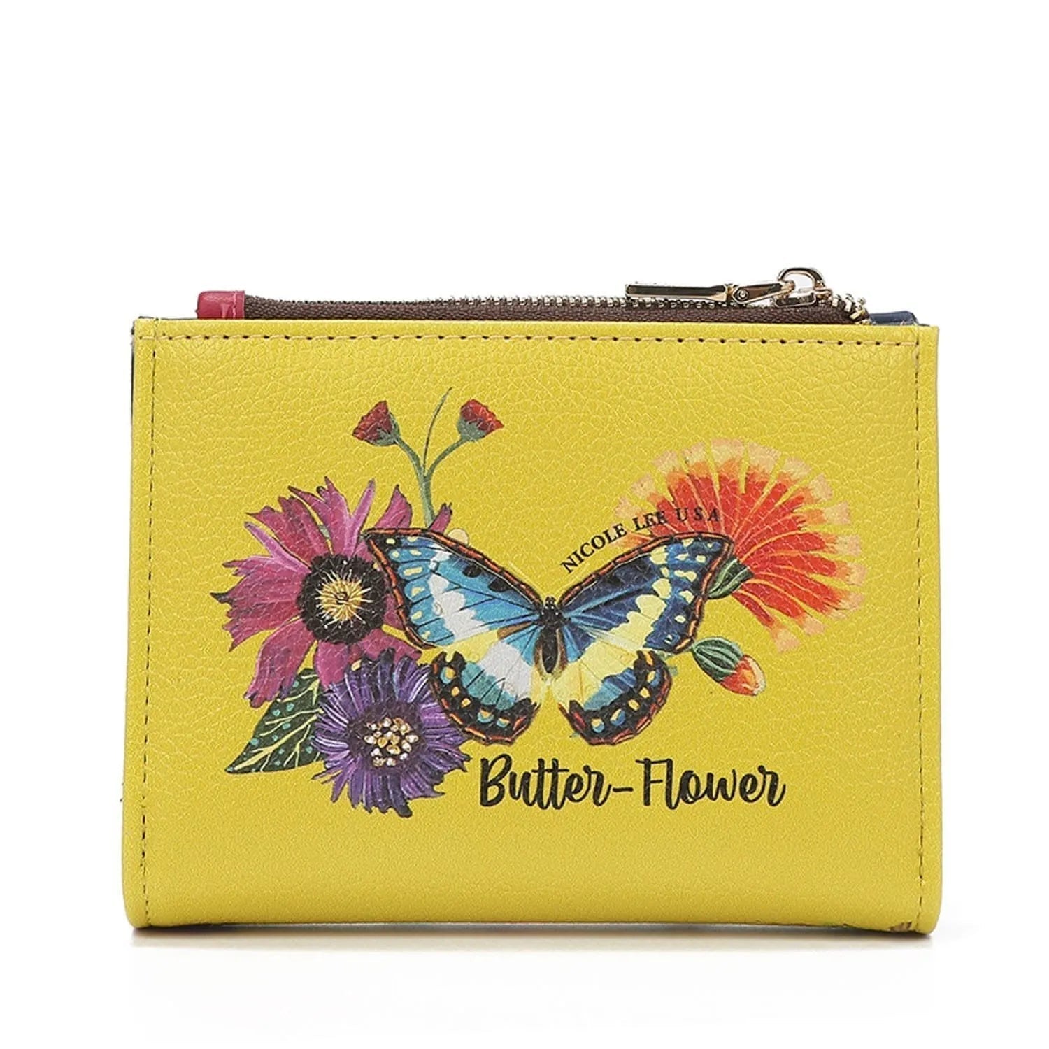 Billetero tarjetero Nicole Lee Butter Flower - KimondoShop