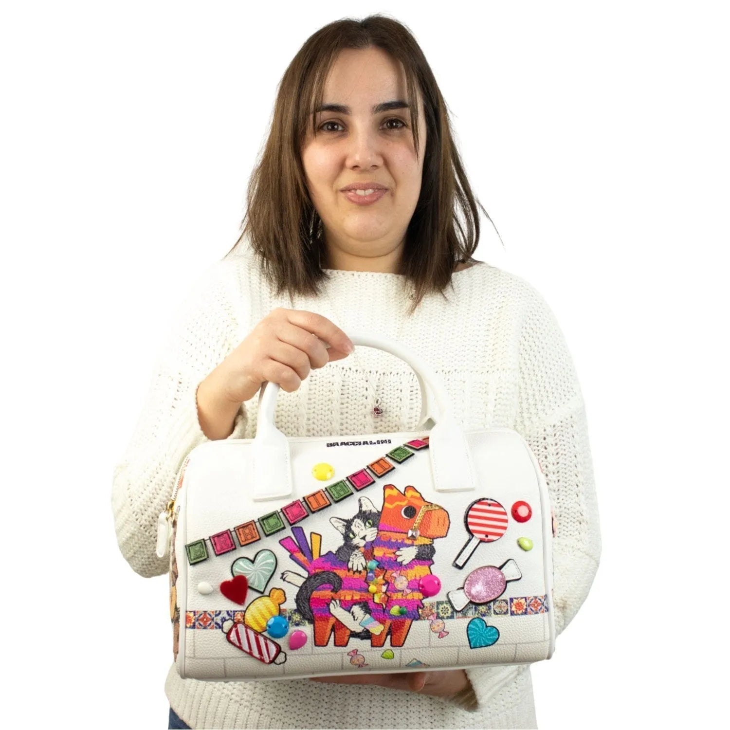 Bolso bowling Braccialini All Round Piñata - KimondoShop