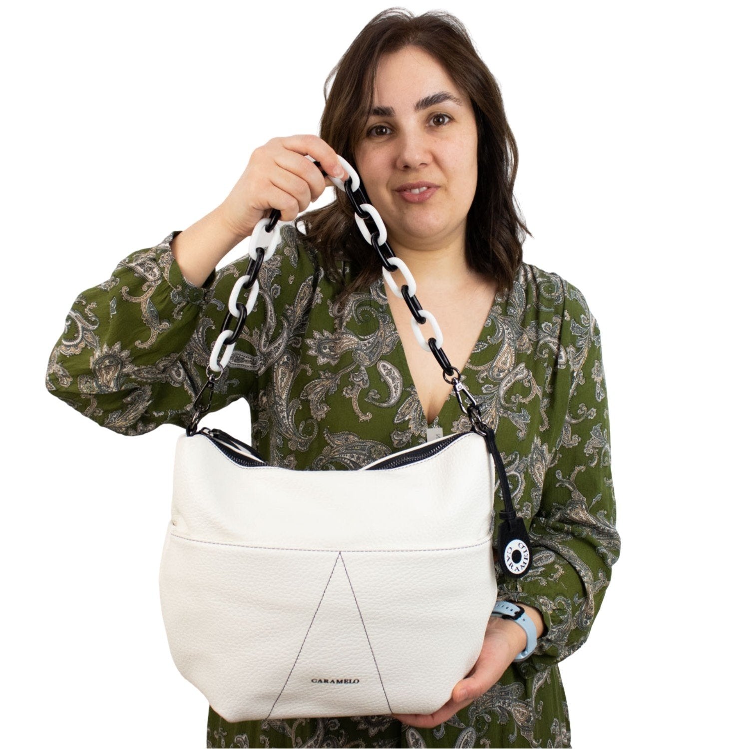 Bolso con cadena Caramelo Harley - KimondoShop