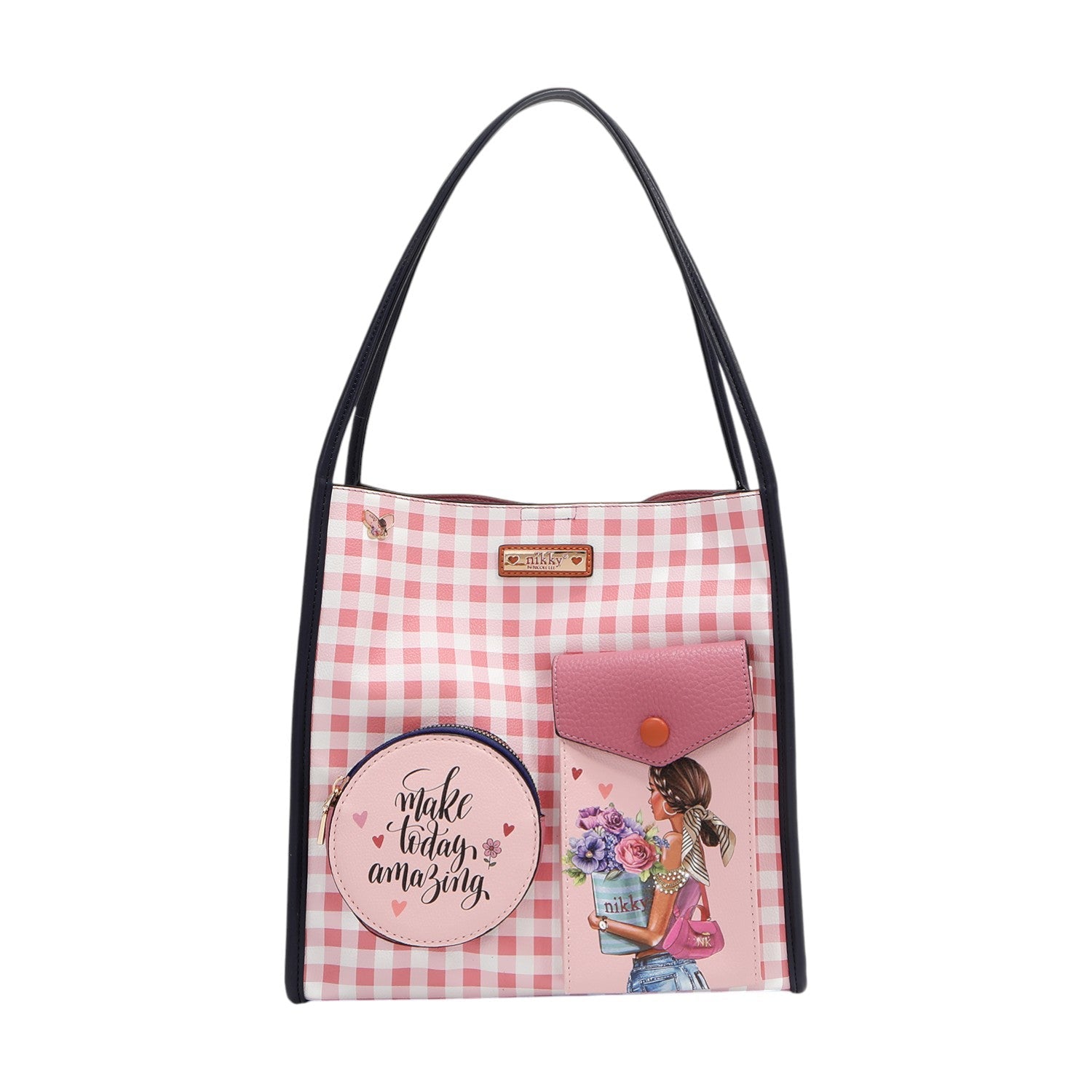 Bolso de hombro 2 piezas Nikky Flower Day - KimondoShop