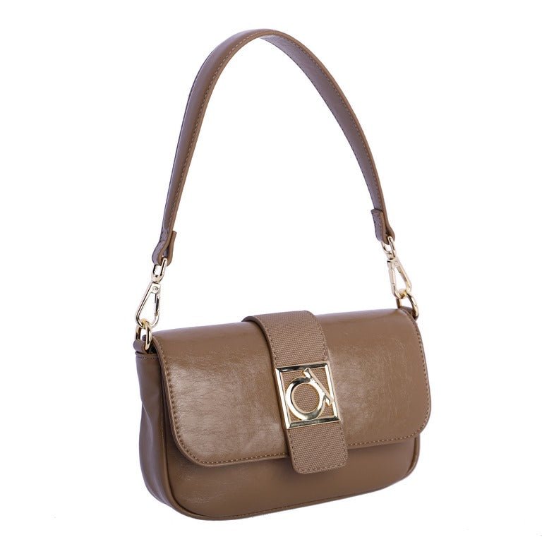 Bolso de hombro Amichi Parisienne Marrón - KimondoShop