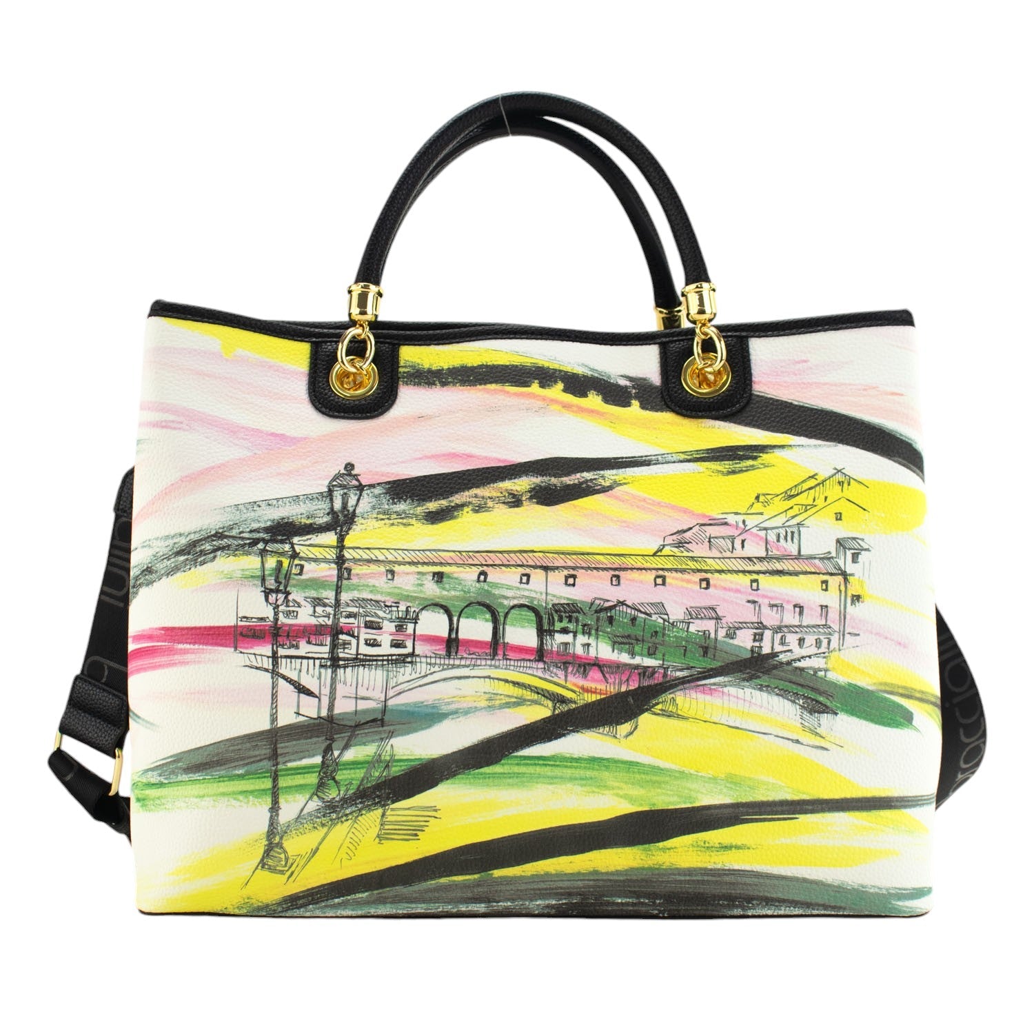 Bolso de mano Braccialini Postales Florencia - KimondoShop