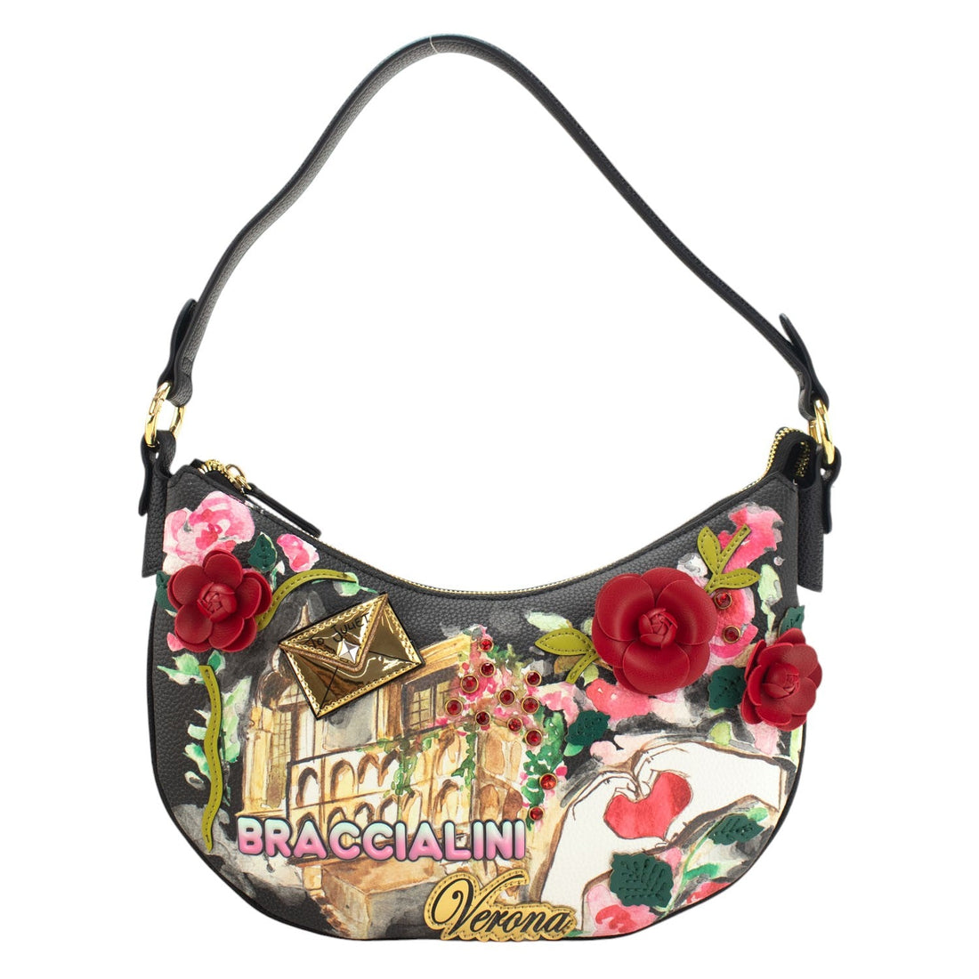 Bolso de mano Braccialini Postales Verona - KimondoShop