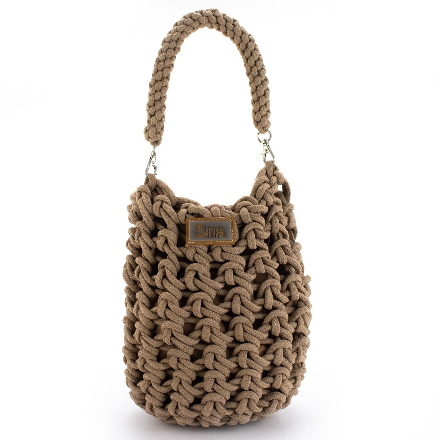 Bolso de mano bucket en cuerda trenzada Simosastre Celine - KimondoShop