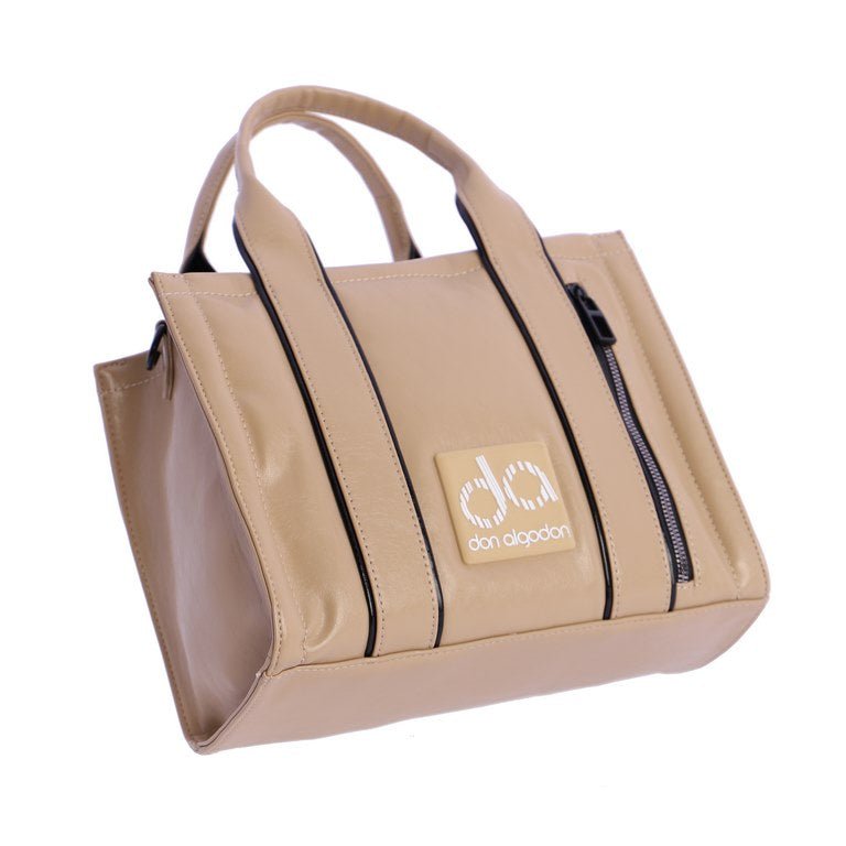 Bolso de mano Don Algodon Aspen Beige - KimondoShop