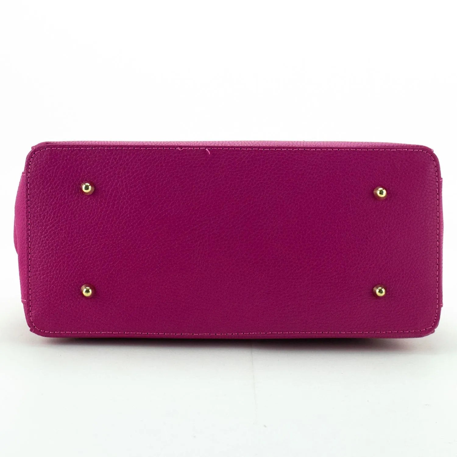 Bolso de mano en Piel Pregato Classic Fucsia - KimondoShop