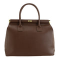 Bolso de mano en Piel Pregato Classic Marrón - KimondoShop