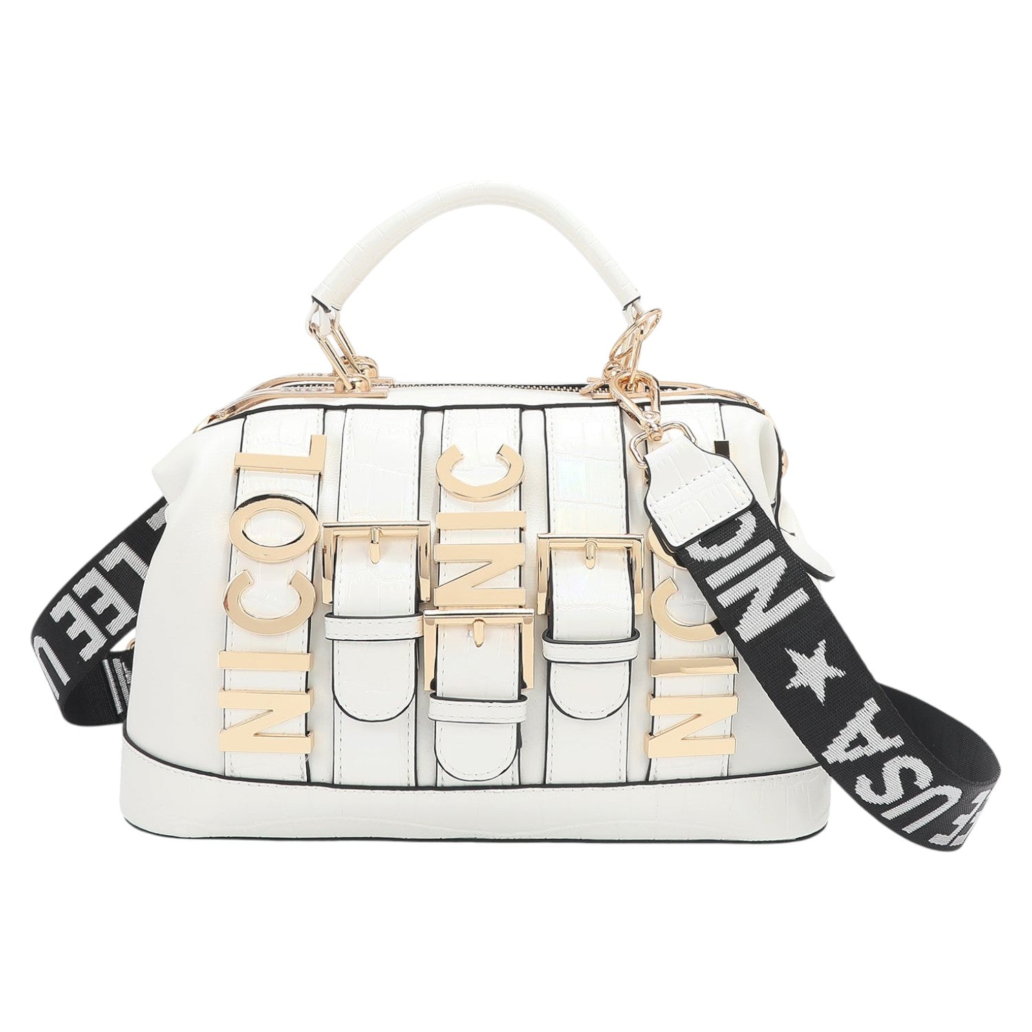 Bolso de mano Nicole Lee Calista Blanco - KimondoShop
