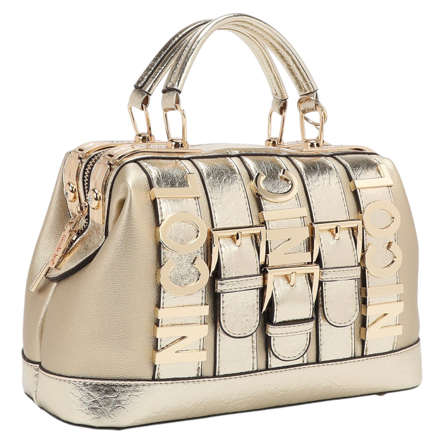Bolso de mano Nicole Lee Calista Dorado - KimondoShop