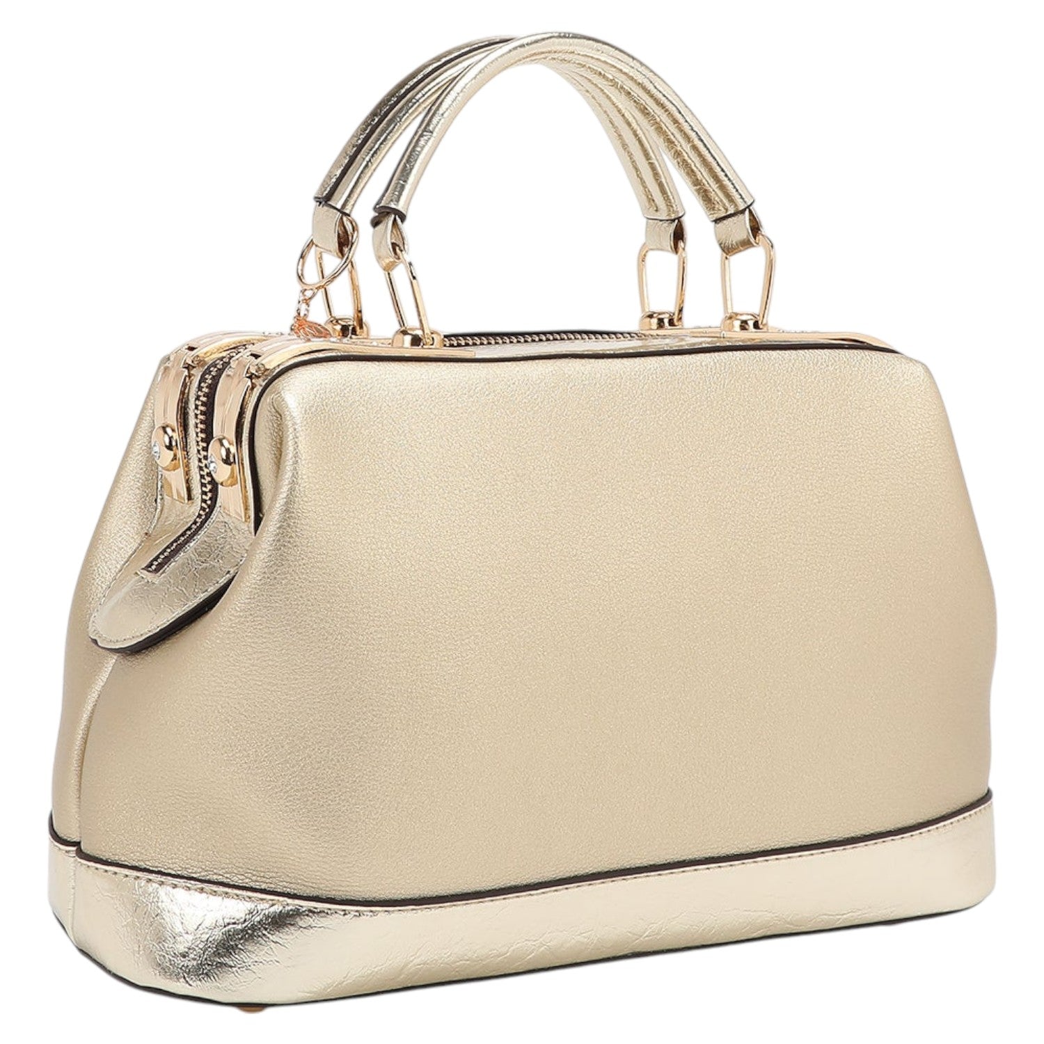 Bolso de mano Nicole Lee Calista Dorado - KimondoShop