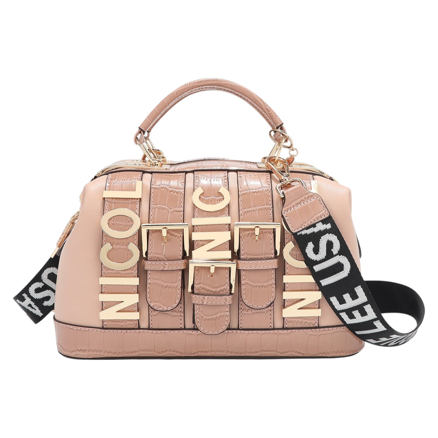 Bolso de mano Nicole Lee Calista Nude - KimondoShop