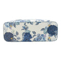 Bolso de mano Piel Pregato Serena Flores Azules - KimondoShop