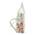 Bolso de mano Piel Pregato Serena Flores Blancas - KimondoShop