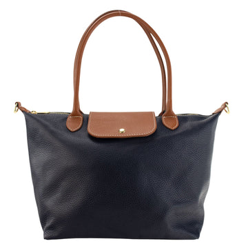 Bolso de Piel Pregato Allure Azul marino - KimondoShop