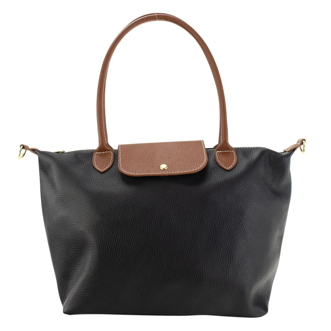 Bolso de Piel Pregato Allure Negro - KimondoShop