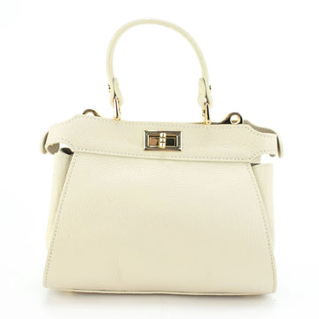 Bolso de Piel Pregato Delta Beige - KimondoShop