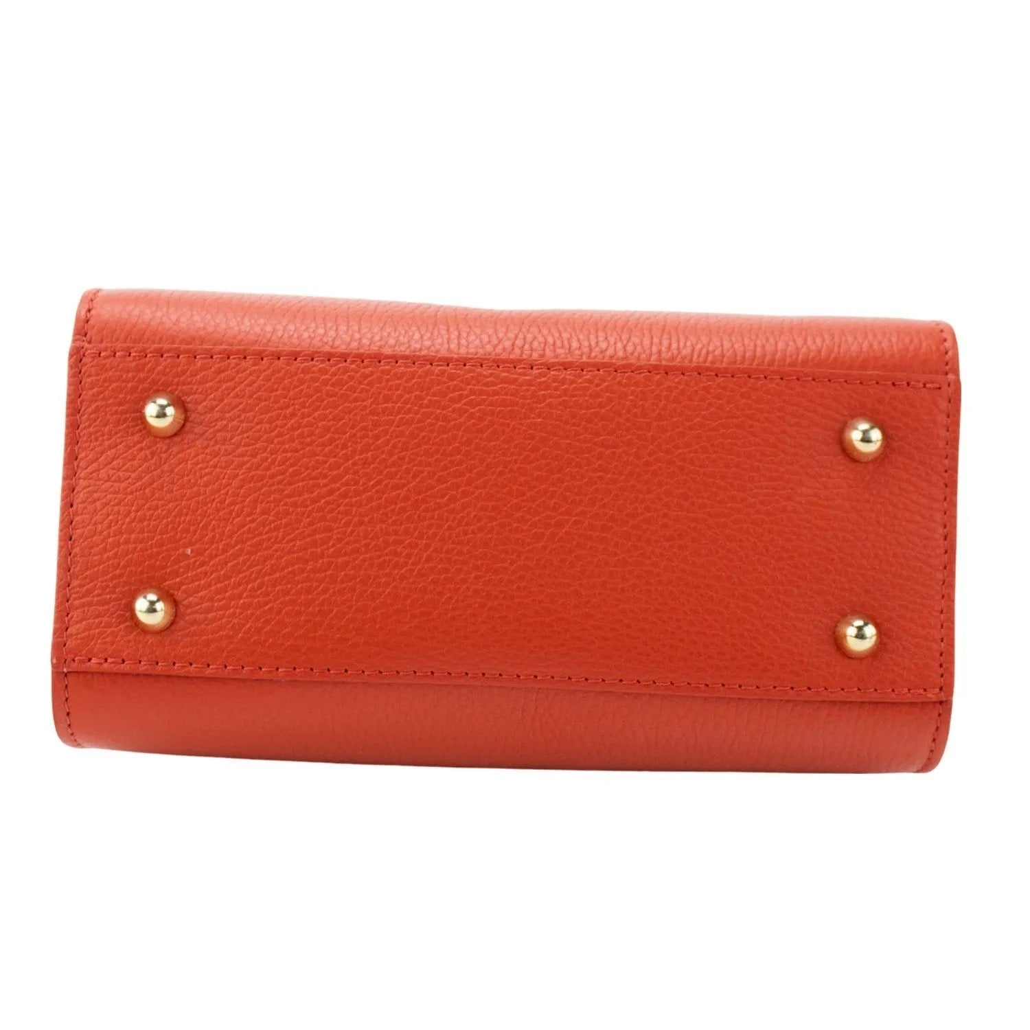 Bolso de Piel Pregato Delta Naranja - KimondoShop