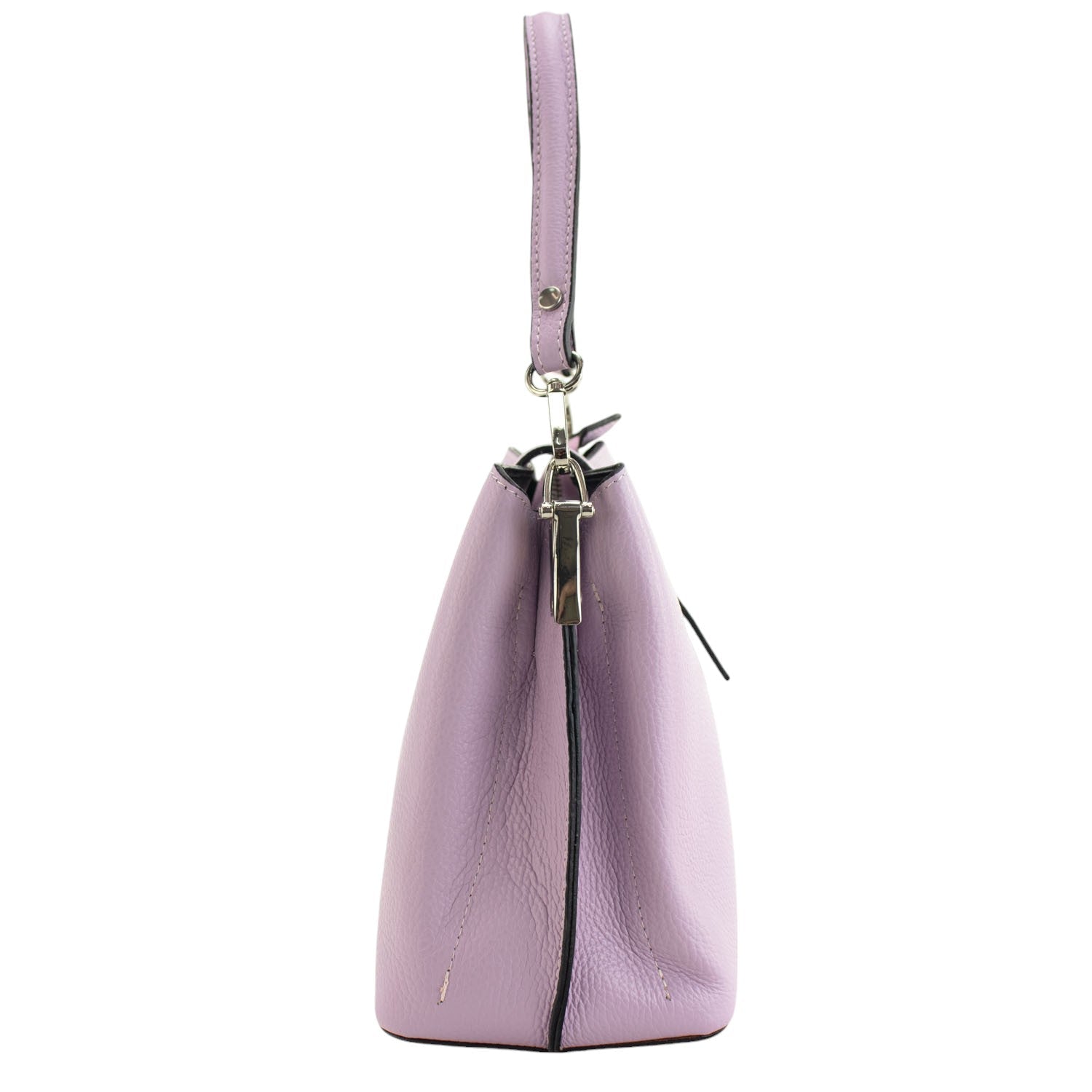 Bolso de Piel Pregato Eterea Malva - KimondoShop