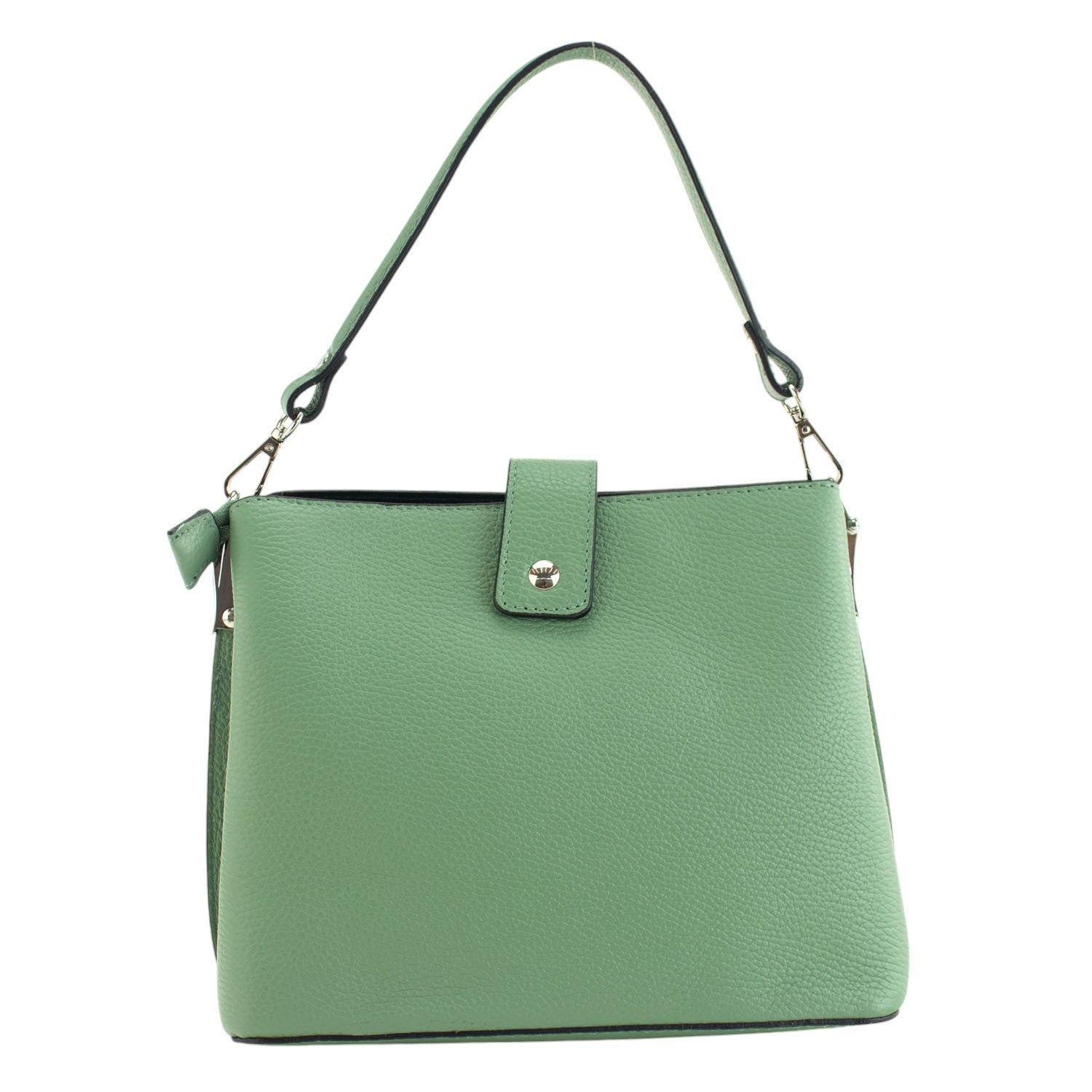 Bolso de Piel Pregato Eterea Verde aguamarina - KimondoShop