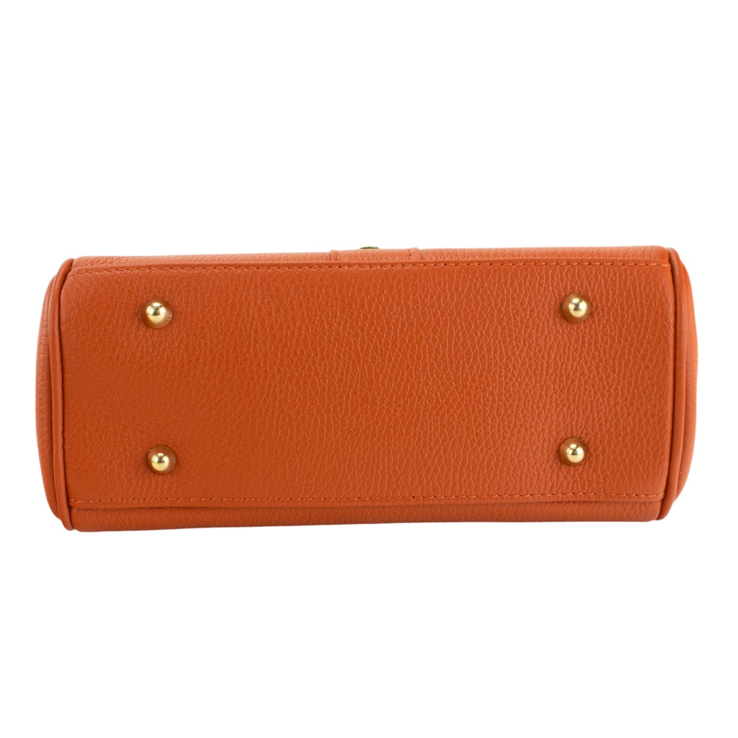 Bolso de Piel Pregato Idillio Naranja - KimondoShop