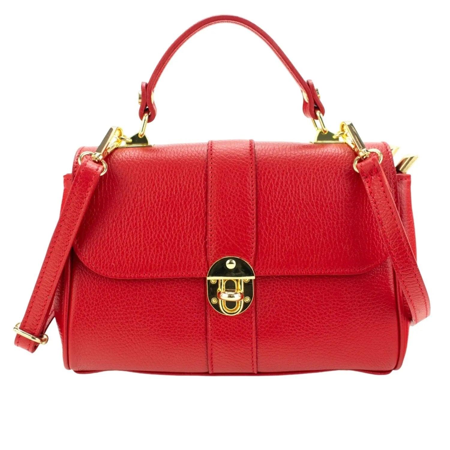 Bolso de Piel Pregato Idillio Rojo - KimondoShop