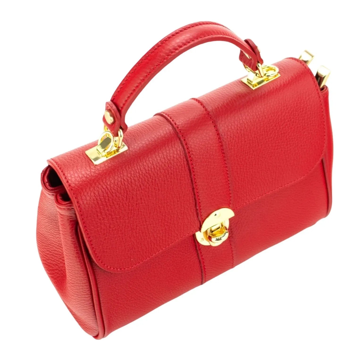 Bolso de Piel Pregato Idillio Rojo - KimondoShop