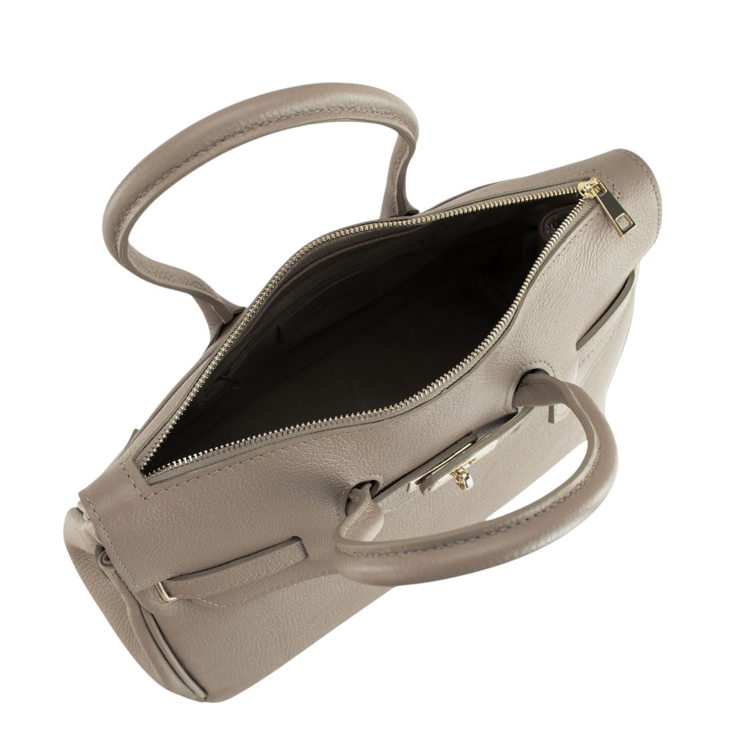 Bolso de Piel Pregato Juliette Taupe claro - KimondoShop