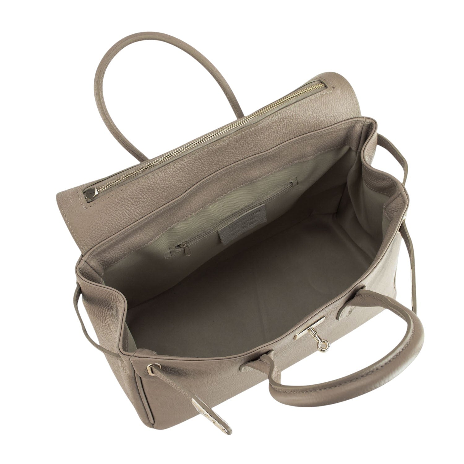 Bolso de Piel Pregato Juliette Taupe claro - KimondoShop