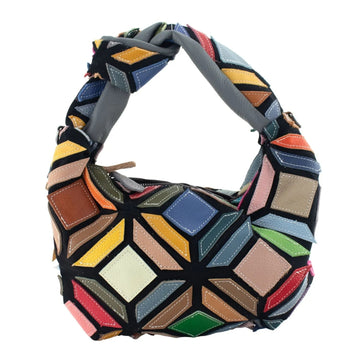 Bolso de Piel Pregato Mosaic Geometric - KimondoShop