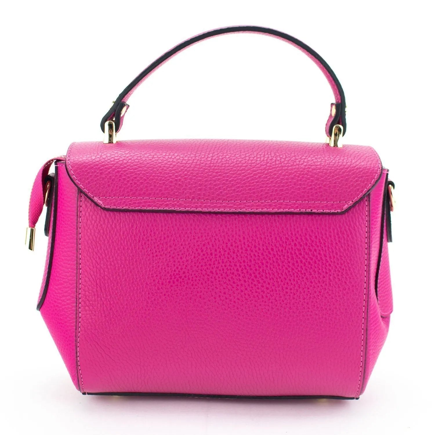 Bolso de Piel Pregato Omega Fucsia - KimondoShop