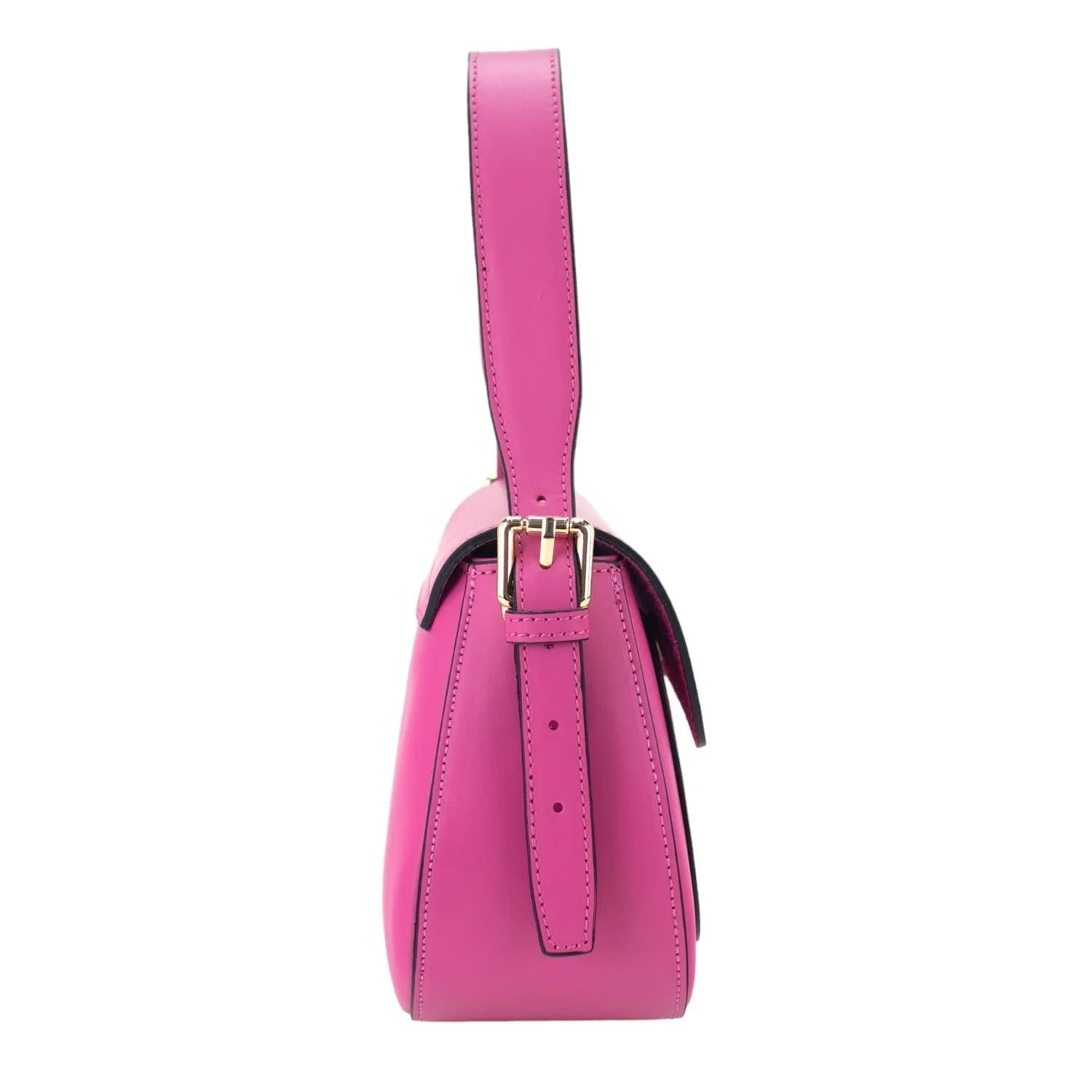 Bolso de Piel Pregato Sigma Fucsia - KimondoShop