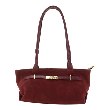 Bolso en Piel Pregato Aurea Burdeos - KimondoShop