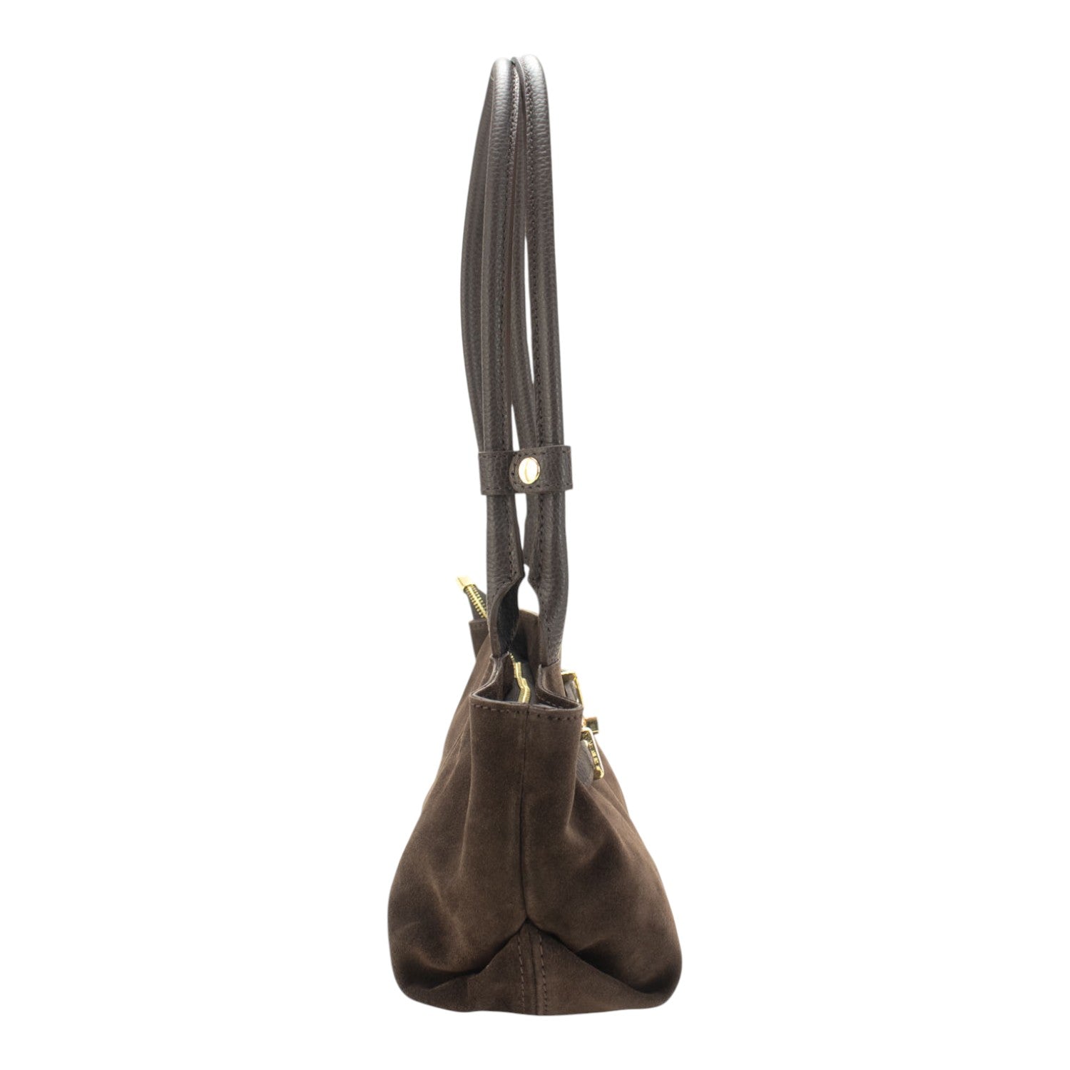 Bolso en Piel Pregato Aurea Chocolate - KimondoShop