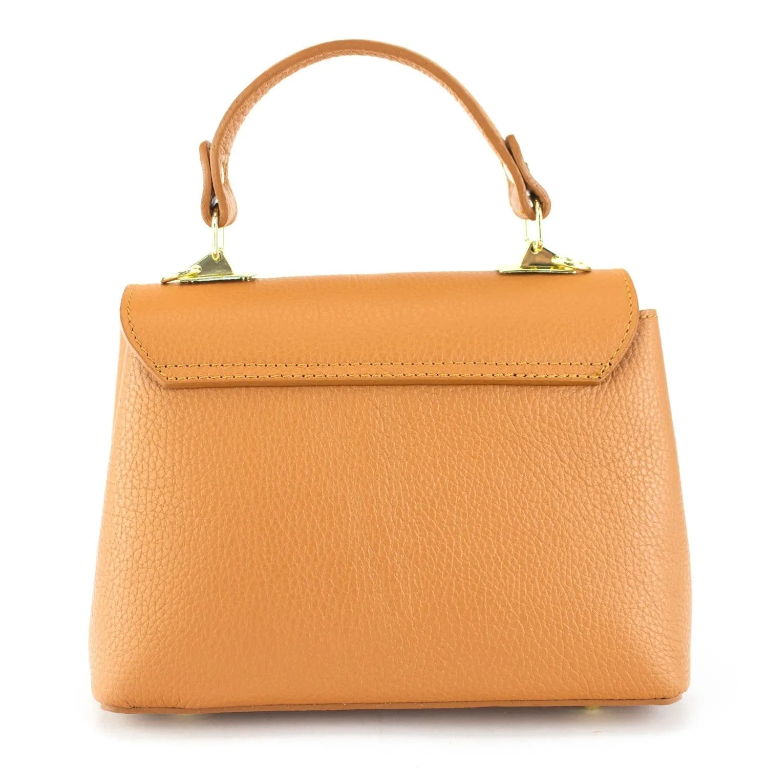 Bolso en Piel Pregato Carezza Camel - KimondoShop