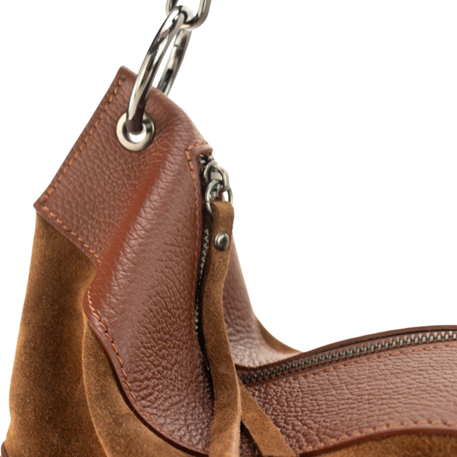 Bolso en Piel Pregato Essenza Camel - KimondoShop