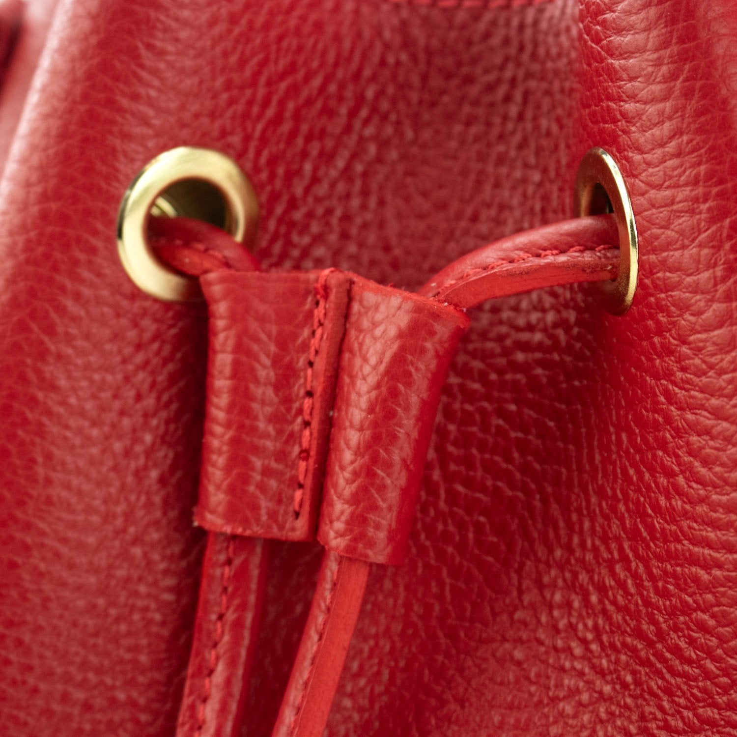 Bolso en Piel Pregato Laguna Rojo - KimondoShop