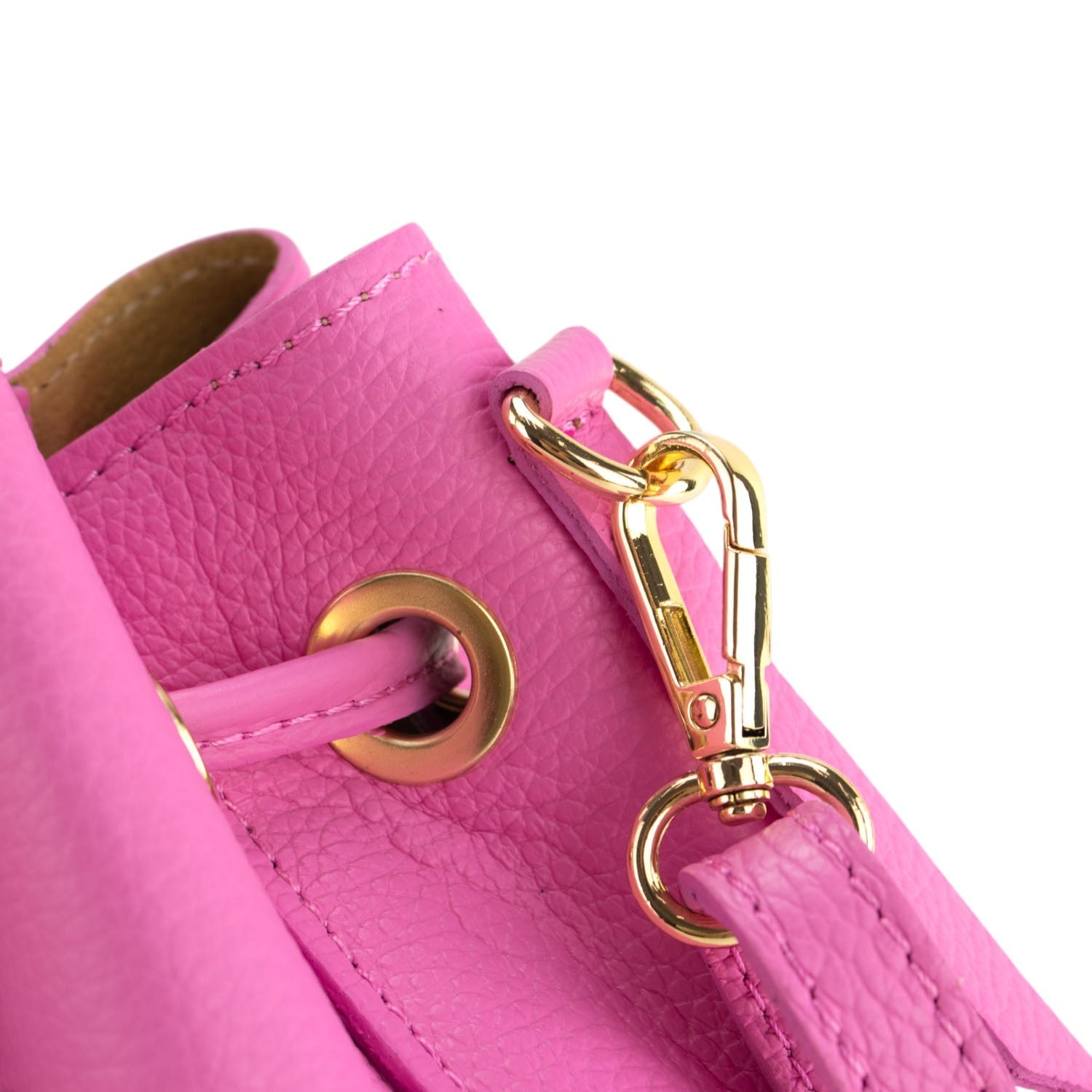 Bolso en Piel Pregato Laguna Rosa chicle - KimondoShop