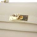 Bolso en Piel Pregato Latenza Beige - KimondoShop