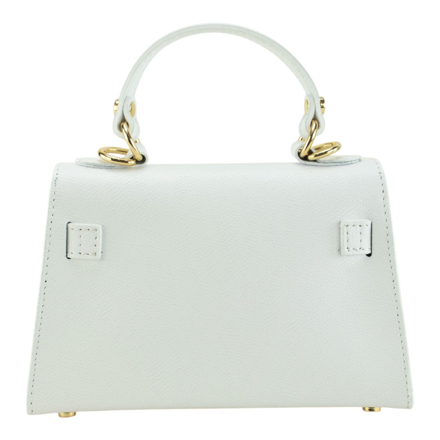 Bolso en Piel Pregato mini Latenza Blanco - KimondoShop
