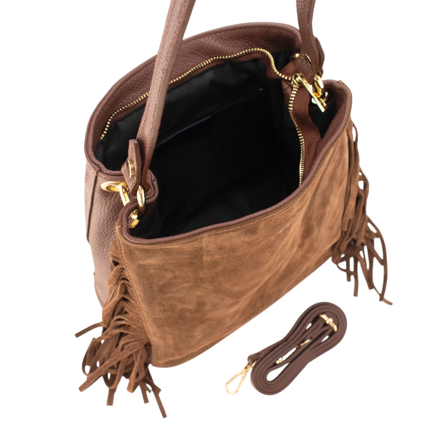 Bolso en piel Pregato Solenne Ante Cuero - KimondoShop