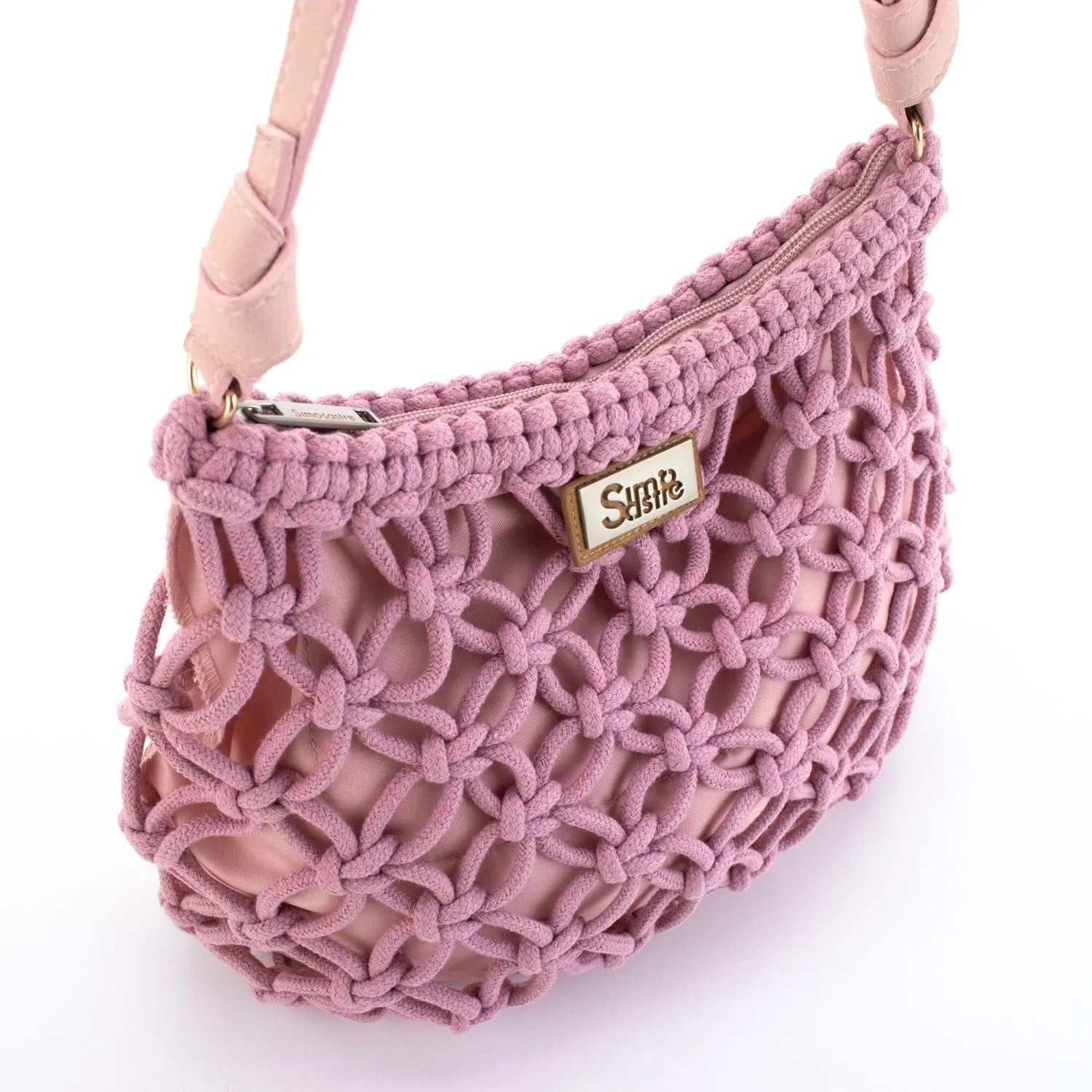 Bolso hobo de hombro en cuerda trenzada Simosastre Jackie - KimondoShop