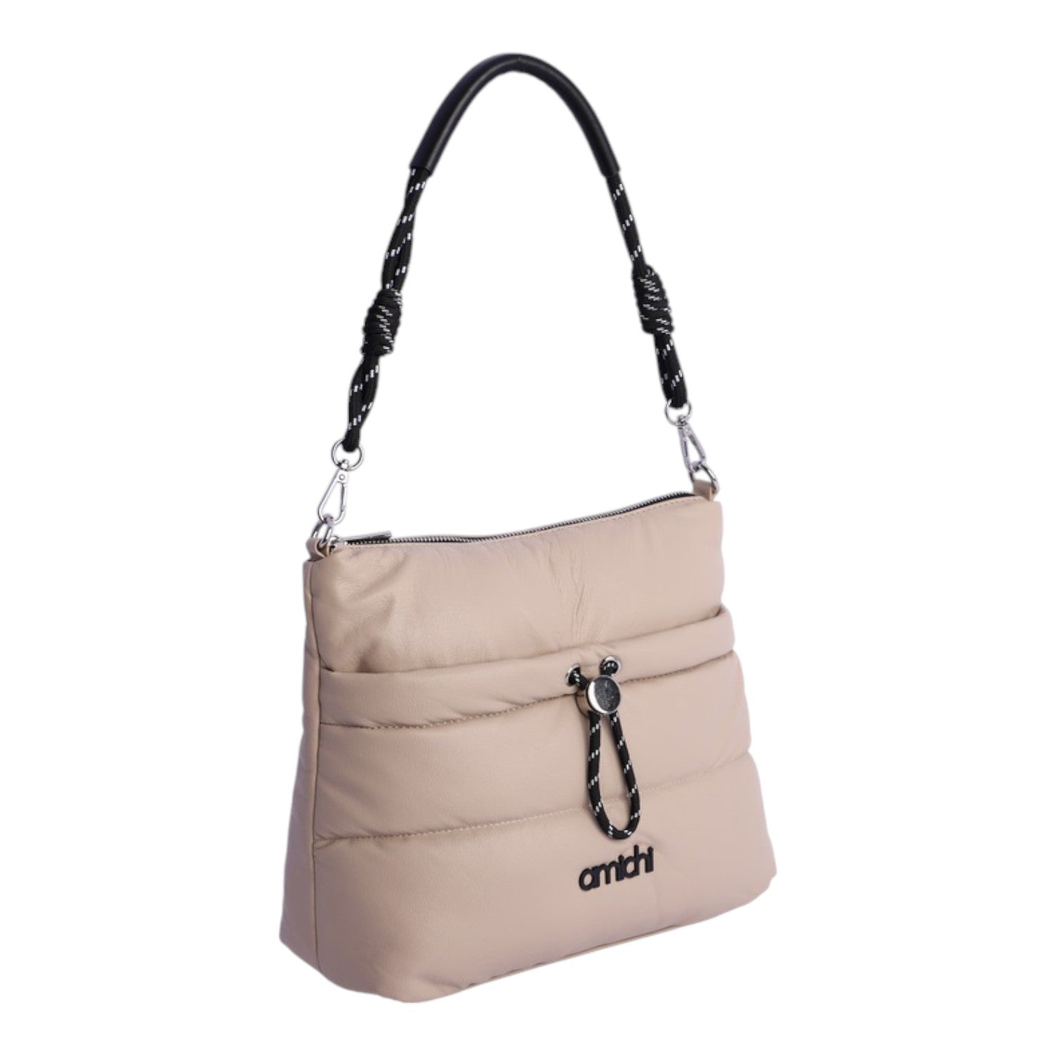 Bolso hombro soft Amichi Drift Beige - KimondoShop