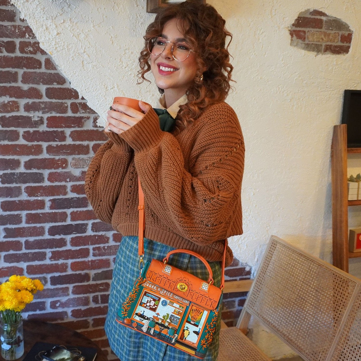 Bolso mini Grace Vendula Sugar and Spice Coffee Shop - KimondoShop