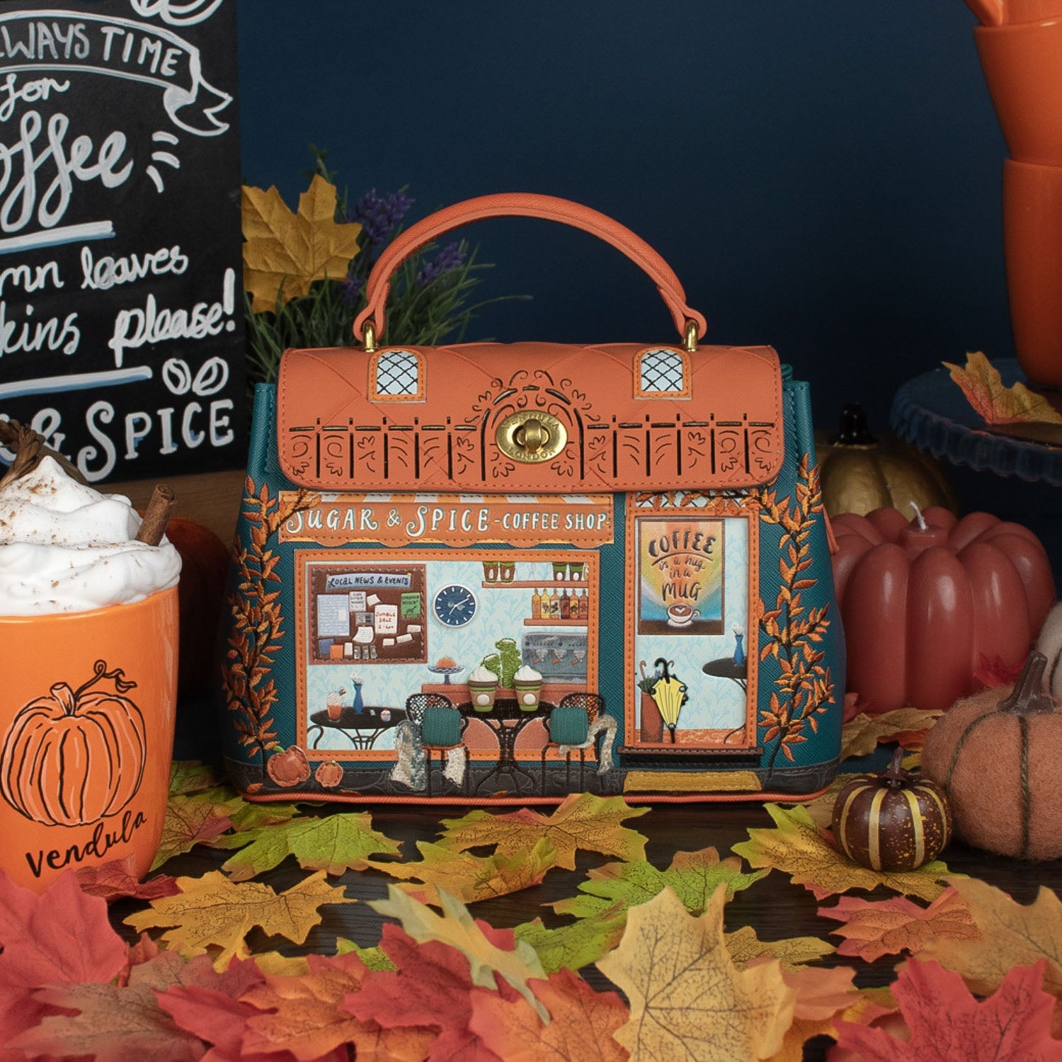 Bolso mini Grace Vendula Sugar and Spice Coffee Shop - KimondoShop