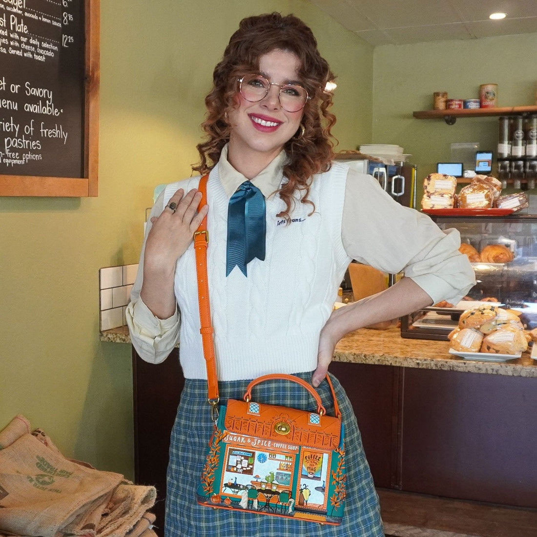 Bolso mini Grace Vendula Sugar and Spice Coffee Shop - KimondoShop