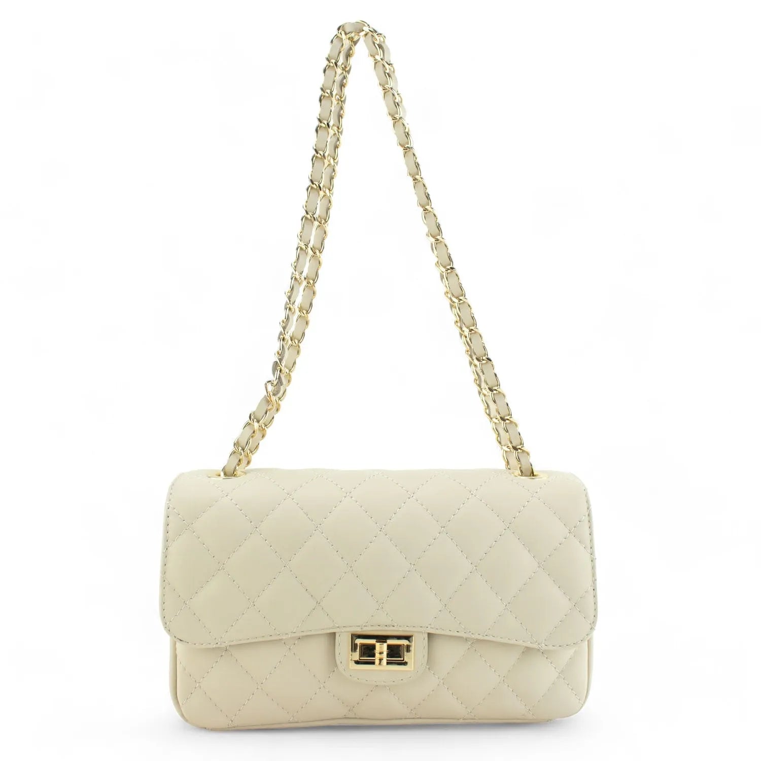 Bolso Piel Pregato Classy Beige - KimondoShop